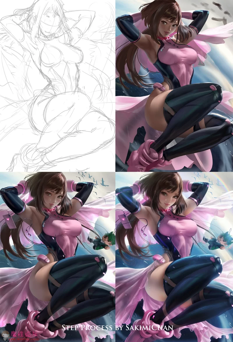 ururaka_olderpinup step process.jpg